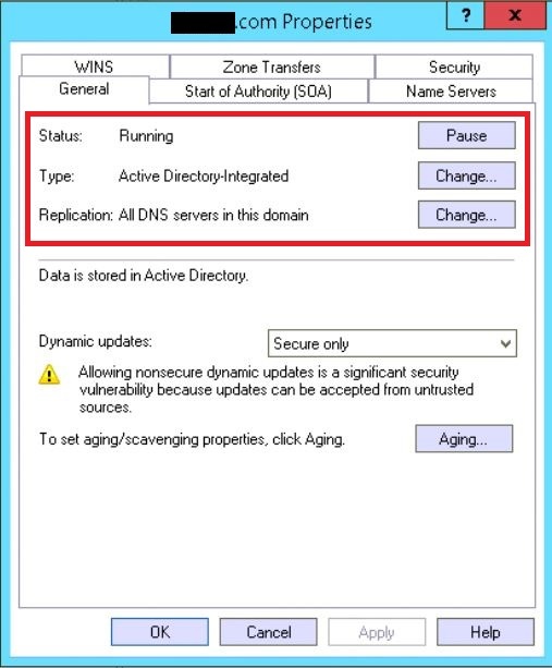 how to recreate primary active directory integrated dns zone